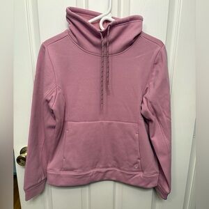 Spyder Women's Mauve mock neck sweatshirt